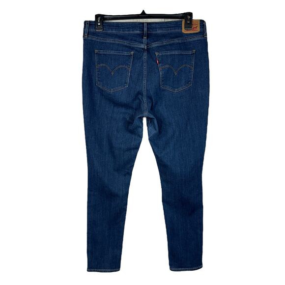 Levi’s 721 Womens SZ 34 Hi-Rise Skinny Jeans Distressed Rips Stretch Zip-Fly - Picture 5 of 12